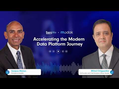 Milind on how Modak Nabu™ enables the creation of  Data Products through its robust Data Fabric.