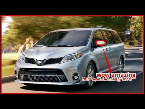 2019 toyota sienna spy shots