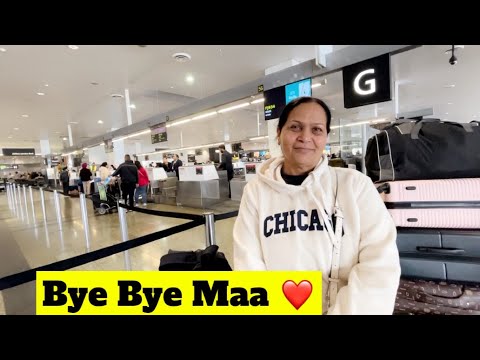 Goodbyes are always difficult | Melbourne to Delhi | Bye-bye mommy
