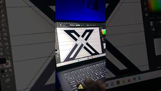 cara buat logo XS #logo #logodesign #logobrand #logomonogram #kreatif