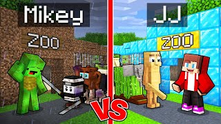 Mikey POOR vs JJ RICH Italian Brainrot Zoo in Minecraft (Maizen)