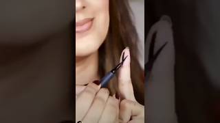 eyeliner hack 😱#shortsfeed #youtubeshorts #shortvideo #hack #youtube