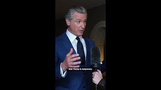 Newsom says world leaders see US as a 'wrecking ball'