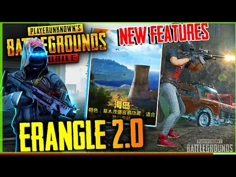 ERANGLE 2.0 : TOP FIVE NEW SECRET FEATURES (UPDATE) ULTRA HD, HIDDEN BUNKERS - pubg mobile