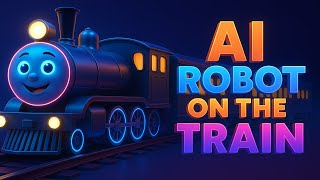 AI Robot On The Train | AI Robot Train | kids videos for kids 