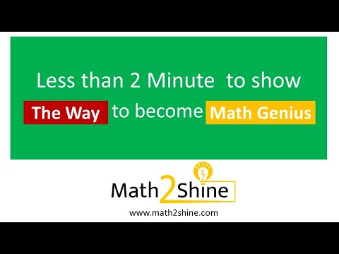 Math2Shine Benefits