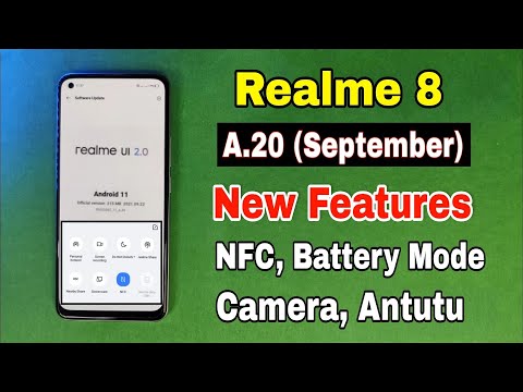 Realme 8 A.20 September new update full review | NFC Camera, Antutu, realme 8 update features