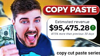 Make 100$💸+ daily with mr beast copy-paste hack