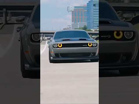 دیمن قوی‌تره یا هلکت؟ مقایسه سریع! #shorts #dodgechallenger #dodgehellcat