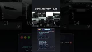 🚗Cars Showroom Landing Page ✨Using HTML CSS JS 💻🔥#coding #programming #trend #viral #shorts #youtube