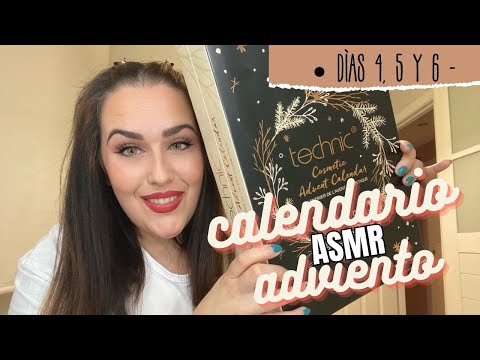 ASMR EN ESPAÑOL - Calendario ADVIENTO de TECHNIC cosmetics / Días 4,5 y 6