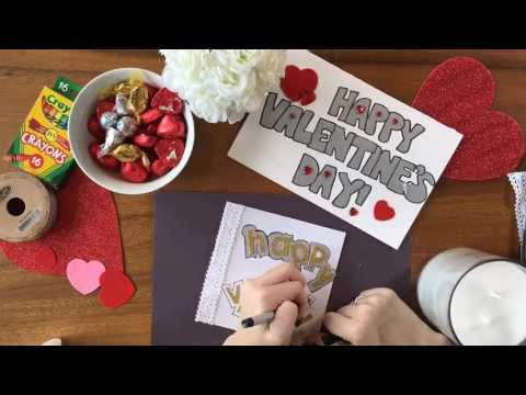 Valentine's Day Card DIY by Chloe Sugar