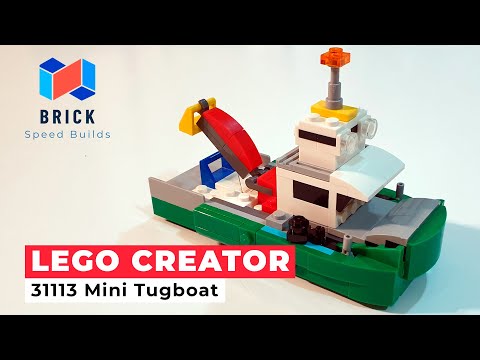 LEGO CREATOR 31113 Mini Tugboat Speed Build