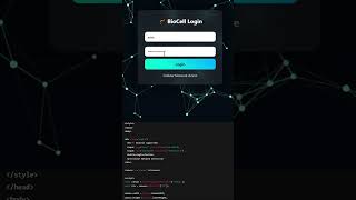 Universal Cells Login Page Tutorial html or css