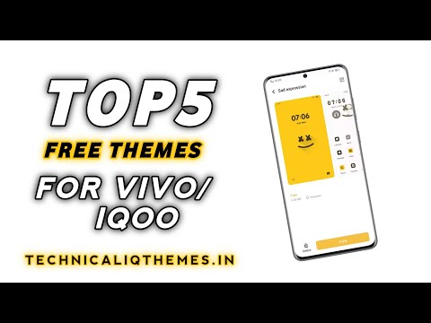 Top 5 Best  Free Themes for Any Vivo and IQOO Device || Technical Raja Varma