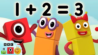 Super Spring Sums! ➕ | Counting for Kids | 12345 | @Numberblocks