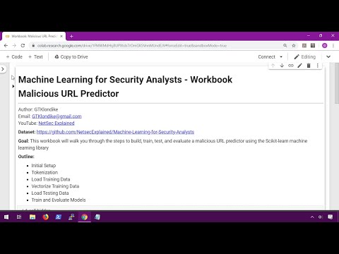 Machine Learning for Security Analysts - Part 3: Malicious URL Predictor
