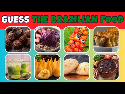 Guess Popular Brazilian Meals in 3 Seconds 🇧🇷🍲🥩🥘| Most Popular Foods & Meals & Drinks | Food Quiz