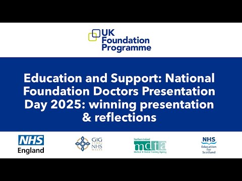 National Foundation Doctors Presentation Day 2025: winning presentation & reflections