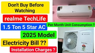 realme techlife 2025 1.5 ton 5 star split inverter 5 in 1 convertible ac