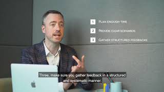 Tip #4: Important steps when managing user acceptance testing