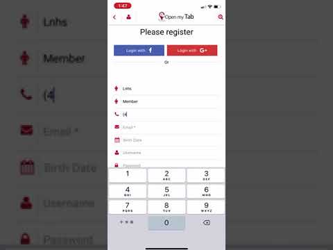 Registration and Code Validation for your Open My Tab Digital Discount Card.