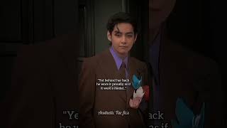 She gave him handmade brooch 🌹