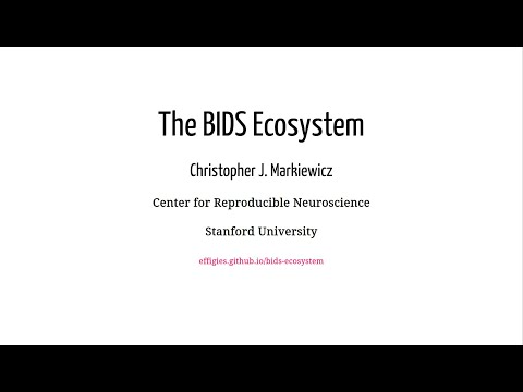 Tools for project management and organization - BIDS Ecosystem