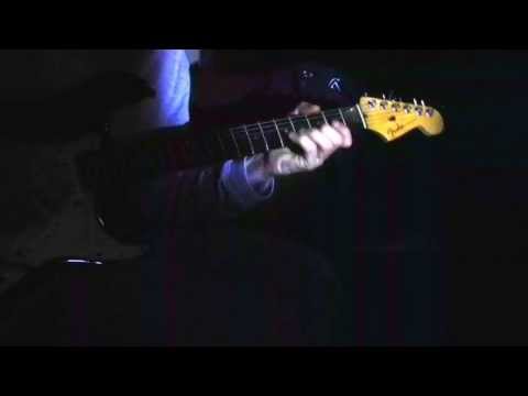 Guitar improvisation over funky Blues .1