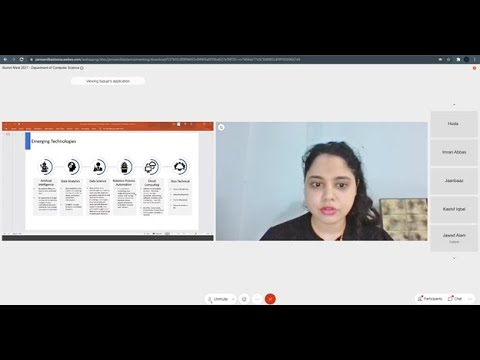 Ms. Sidrah, Data Analyst - UnitedHealth (DCS-JMI-MCA Alumnus - 2015)