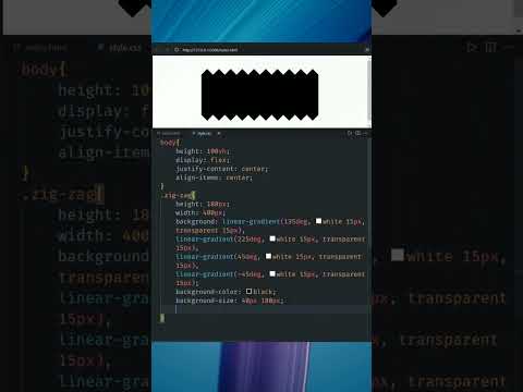 Zig-Zag effect | Only CSS