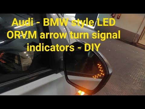LED Side view mirror ORVM turn Signal indicator led light - Tata Tiago  and other car Audi BMW type
