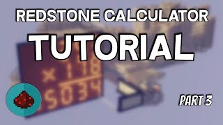 Redstone Calculator Tutorial Part 3 - BCD to Binary