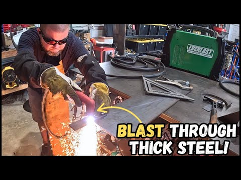 Cut THICK Steel! Everlast Plasma Test And Review!