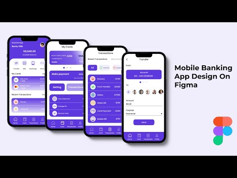 Mobile Banking App Design On Figma
