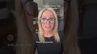 Digital Clutter: Unsubscribe #digitalclutter #emailtips #digitaltips #files #photos #productivity