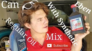 Will Synthetic Motor Oil Mix With Regular Conventional Oil?