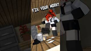 QUIT THE JOB  #batman4014 #minecraft #minecraftanimation