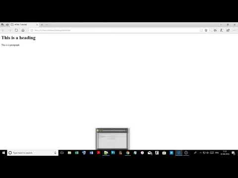 Header & Paragraph tag(HTML)