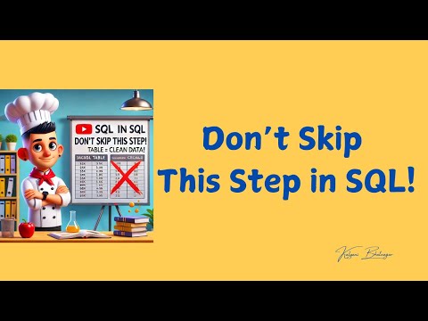 Why You Should Never Import Data Without Creating a Table First! | SQL #education  #datascience