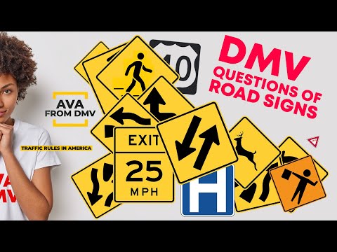 DMV Question of Road Signs | Practice Permit Test