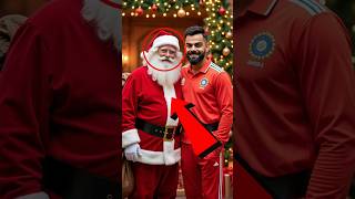 विराट कोहली को सेंटा क्लॉस ने दिया तोहफा। Virat Kohli & Santa Claus #viratkohli #christmas #ytshorts