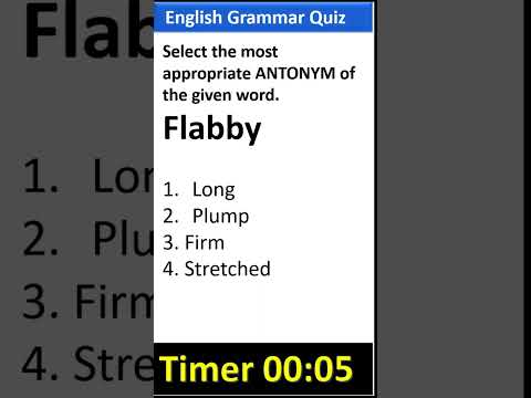 ANTONYM | english grammar quiz | ssc mts english grammar questions english grammar for ssc cgl 2023
