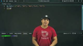 Python sets - baseball hats with Anthony