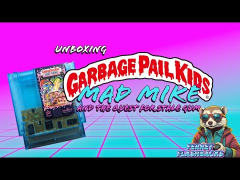 Unboxing A Limited Edition Garbage Pail Kids NES Cartridge #nesgame #garbagepailkids #gamecollecting