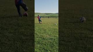 Struck Like Lightning! ⚡️⚽#football #soccer #world #shots