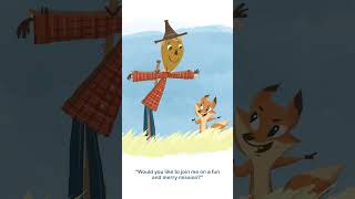 Fox and Scarecrow go on staycation part 1 #readalong #storytime #storiesforkidsinenglish #shorts