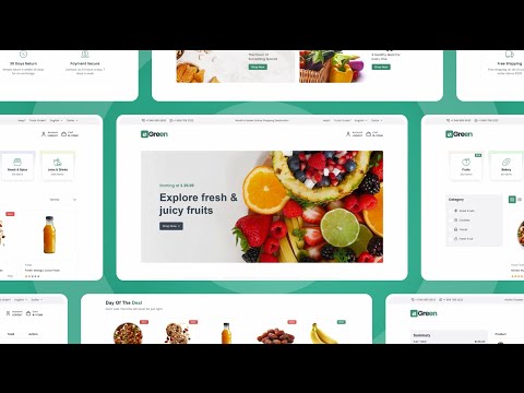 Green: Grocery Ecommerce Micro Frontend Application