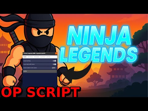 (NEW NO KEY) OP NINJIA LEGENDS SCRIPT #ninjalegend #roblox  #viralvideo #fullscript #gaming