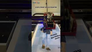 Smart UV Printer Printing on Vinyl Sheet.  #uvprinting #print #vinyl #vinylprinting